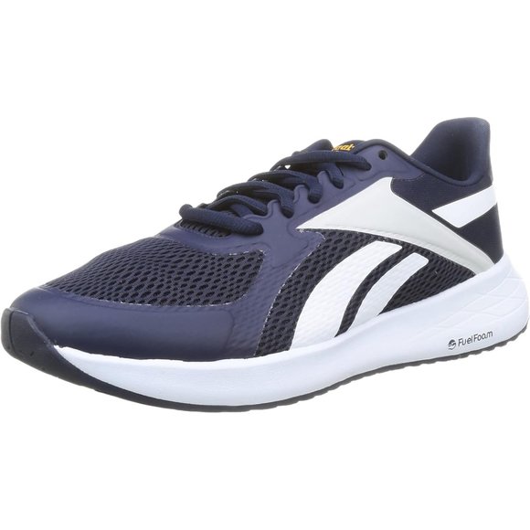 NWT Men's Reebok Energen Run Running Shoes, Vector Navy/White/Solar Gold - Picture 1 of 6